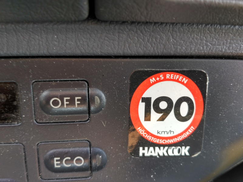 Top speed should be limited to 190 km/h (118 mph) due to the limitation of the Hankook tires. There are no Hankook tires on the car.